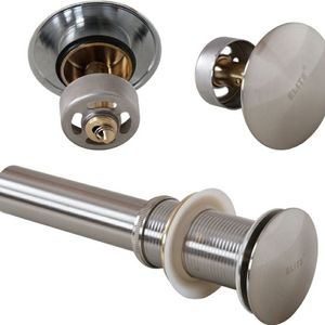 ELITE New Design Bathroom Brushed Nickel Pop-Up Dr